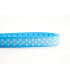 Grosgrain Lunares azul bebe/blanco 9mm