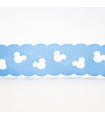 2X1 Minnie troquelada SATINADA azul capri 30mm