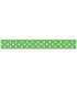 Grosgrain Lunares verde manzana/blanco 9mm