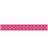 Grosgrain Lunares rosa intenso/blanco 9mm