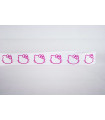 Hello Kitty SILUETA  Blanca 22mm