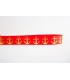 Anclas rojo/oro 25mm