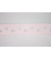 2X1 Minnie troquelada SATINADA GLITTER 30mm - ROSA BEBÉ