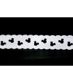 2X1 Minnie troquelada SATINADA GLITTER 30mm - BLANCO
