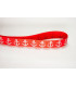 Anclas rojo/plata 25mm