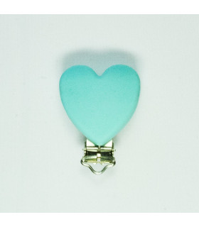 CHUPETERO CORAZÓN SILICONA 40*50mm - Varios colores