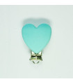 CHUPETERO CORAZÓN SILICONA 40*50mm - Varios colores
