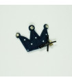CORONA DENIM CON STRASS - 5CMS