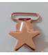 Chupetero ESTRELLA ORO ROSA BRILLANTE 