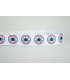 CONVERSE LOGO - Blanco 25mm