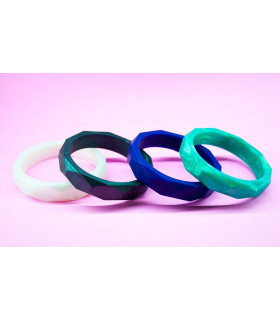 PULSERA MORDEDOR SILICONA  - Varios colores
