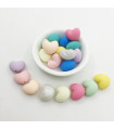 CORAZÓN SILICONA 20*19mm - VARIOS COLORES