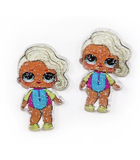 RESINA LOL SURPRISE GLITTER -  SURFER BABE 38*58mm