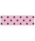 Lunares grandes rosa/marino 22mm