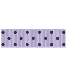 Lunares grandes lila/morado 22mm