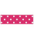 Lunares grandes Rosa intenso/blanco 22mm