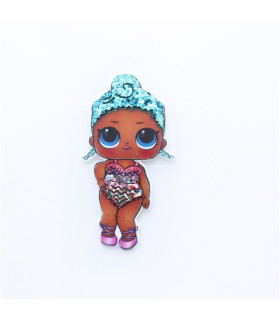 RESINA LOL SURPRISE GLITTER -  PRECIOUS 38*58mm