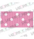 Lunares ROSA BATIDO DE FRESA/blanco 38mm