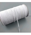 ROLLO de 100m de Goma elástica blanca 6mm