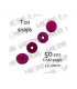 PACK de 50 SNAPS KAM - Borgoña