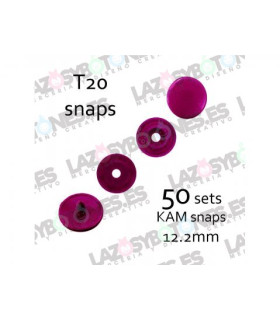 PACK de 50 SNAPS KAM - Borgoña