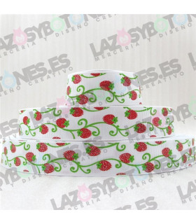 FRESAS BLANCO GLITTER 25MM