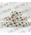 FRESAS BLANCO GLITTER 25MM
