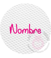 BORDADO MOD. PIQUÉ LISO - NOMBRE O INICIAL