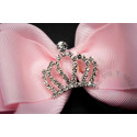 Corona con brillantes PLATEADA 36*28mm 