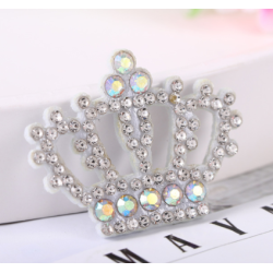 CORONAS BRILLO PLATA - 38*28mm
