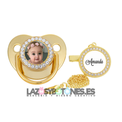 CHUPETE  +  CADENA PERSONALIZADO