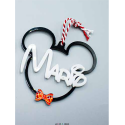 BOLA DE NAVIDAD - MOD. MICKEY NOMBRE RELIEVE