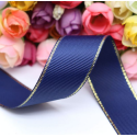 Cinta grosgrain HILO DORADO 25mm - Marino