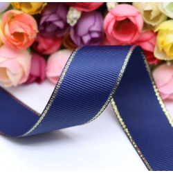 Cinta grosgrain HILO DORADO 25mm - Marino