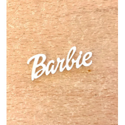 RESINA MOD. BARBIE LOGO - VARIOS COLORES