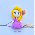RESINA PRINCESA RAPUNZEL - 23*12mm