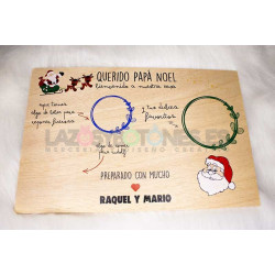 BANDEJA IMPRESA - MOD. PAPA NOEL - SANTA CLAUS