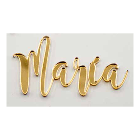 APLIQUE RESINA NOMBRE PARA LAZOS - VARIOS COLORES - LETRA 3