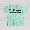 PEGATINA PARA ROPA TU FRASE PERSONALIZADA - COLORES DELUXE