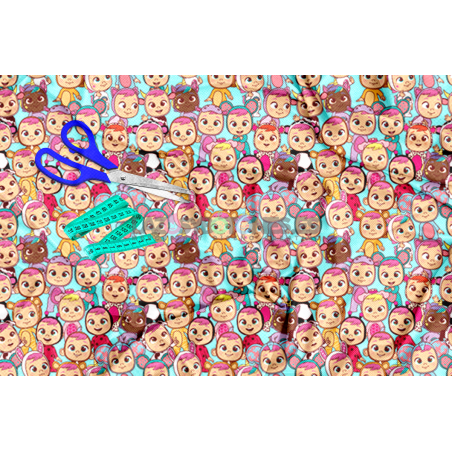 ¡PREVENTA!  Tela Bebés llorones - 150cm/ancho