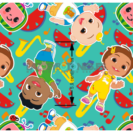 ¡PREVENTA!  Tela Cocomelón - 150cm/ancho