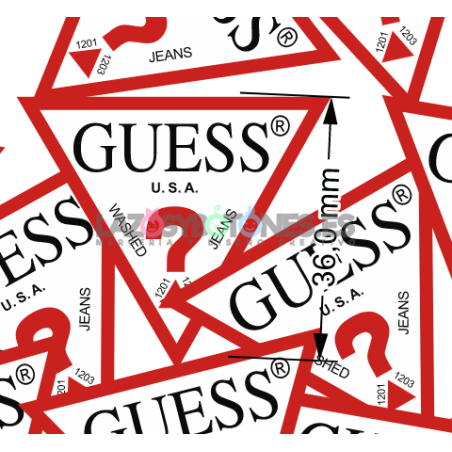 ¡PREVENTA!  Tela Guess Azul Bebé - 150cm/ancho