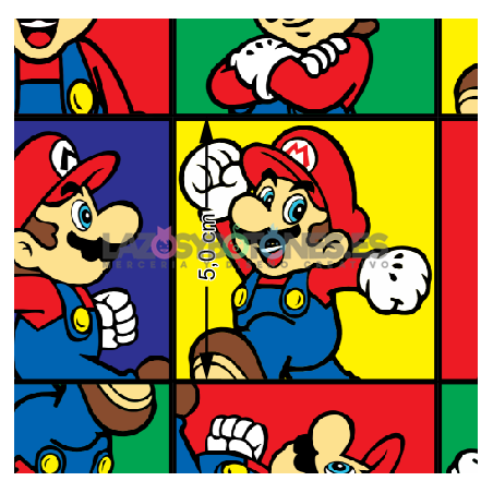 ¡PREVENTA! Tela Mario Bros - 150cm/ancho
