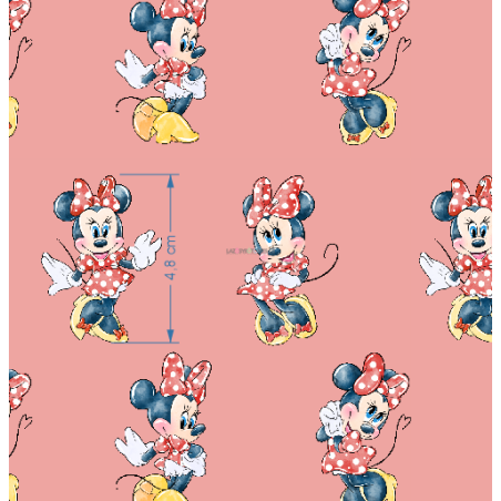 ¡PREVENTA! Tela Minnie Mouse - 150cm/ancho