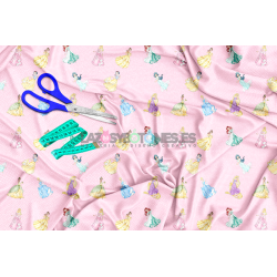 ¡PREVENTA! Tela Princesas Disney - 150cm/ancho
