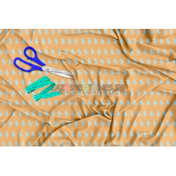 ¡PREVENTA! Tela Polo RL Camel/Azul - 150cm/ancho