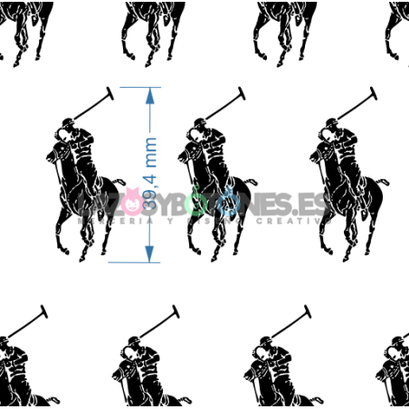 ¡PREVENTA! Tela Polo RL Rojo/Blanco - 150cm/ancho