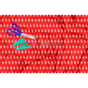 ¡PREVENTA! Tela Polo RL Rojo/Blanco - 150cm/ancho