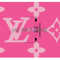 ¡PREVENTA! Tela LV Fucsia - 150cm/ancho