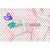 ¡PREVENTA! Tela OSITOUS MINI BLANCO/ROJO - 150cm/ancho